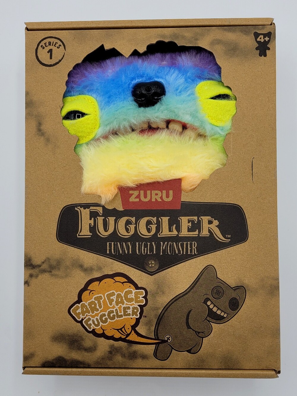 Fuggler Fart Face 9 inch (Wide eyed Weirdo) Plush, Funny Ugly Monster Stuffed